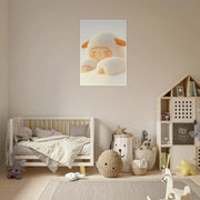 Fluffy Sheep Asleep by Blank Wall Print Shop