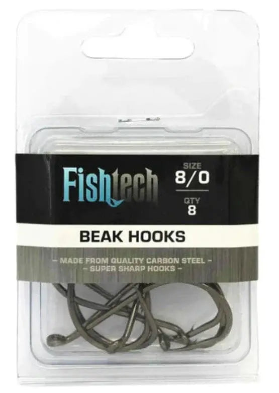Fishtech Beak Hooks 8/0 (8 per pack) by NZ Diver