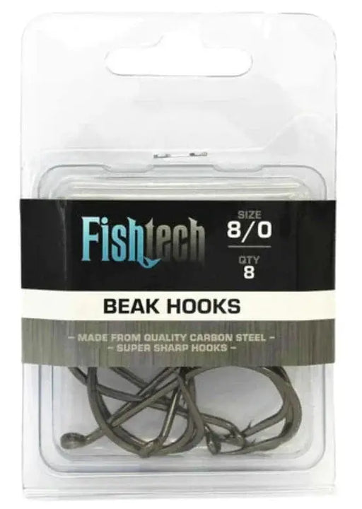 Fishtech Beak Hooks 8/0 (8 per pack) by NZ Diver
