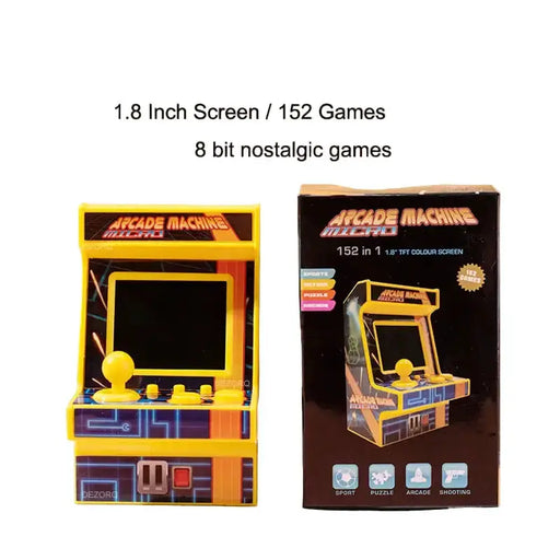 8-Bit Mini 1.8" Handheld Game Console – 152 Games by Habicare