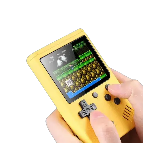 8-Bit Mini Handheld Game Console – 500 Games (5 colours available) by Habicare