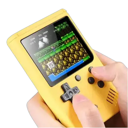 8-Bit Mini Handheld Game Console – 500 Games (5 colours available) by Habicare