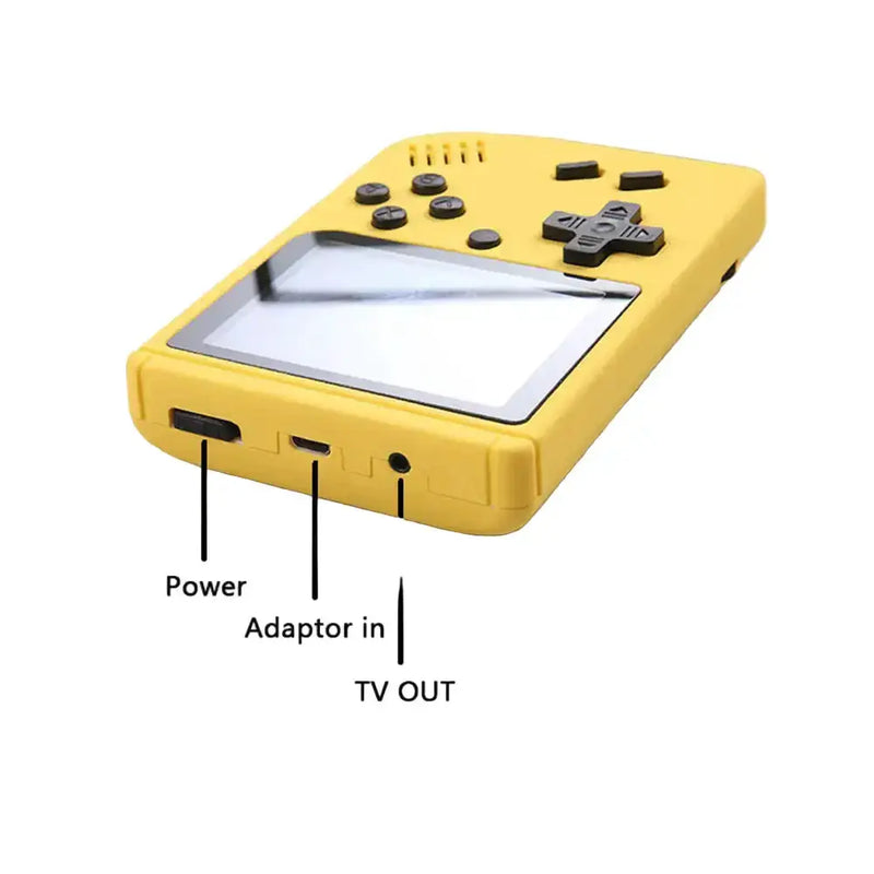8-Bit Mini Handheld Game Console – 500 Games (5 colours available) by Habicare