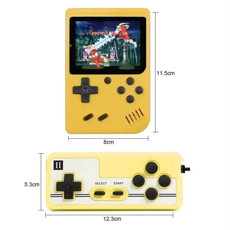 8-Bit Mini Handheld Game Console – 500 Games (5 colours available) by Habicare