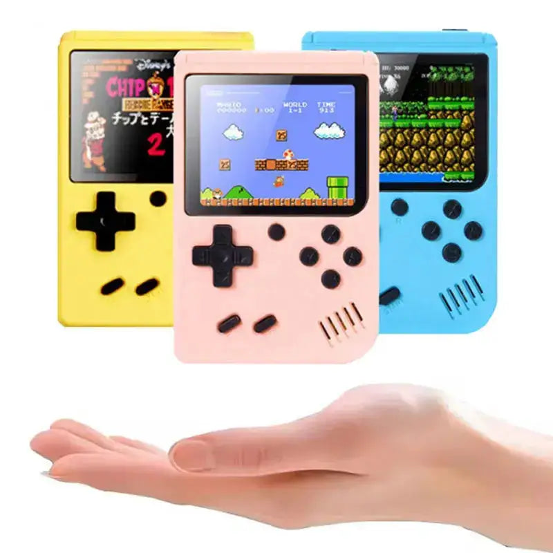8-Bit Mini Handheld Game Console – 500 Games (5 colours available) by Habicare