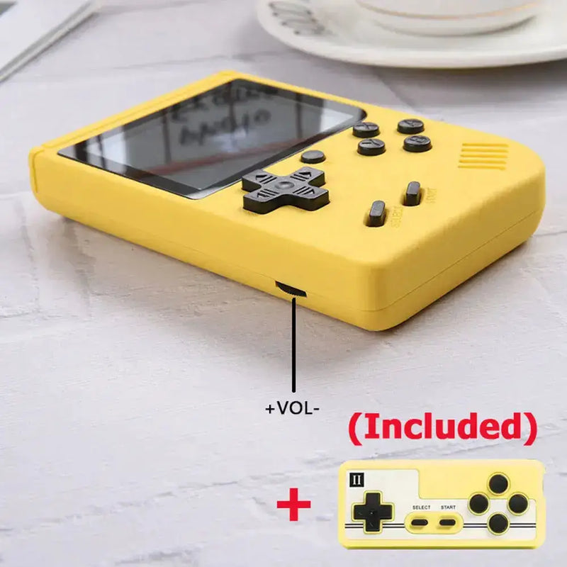 8-Bit Mini Handheld Game Console – 500 Games (5 colours available) by Habicare