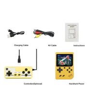 8-Bit Mini Handheld Game Console – 500 Games (5 colours available) by Habicare