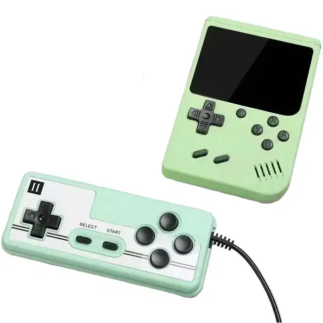 8-Bit Mini Handheld Game Console – 500 Games (5 colours available) by Habicare