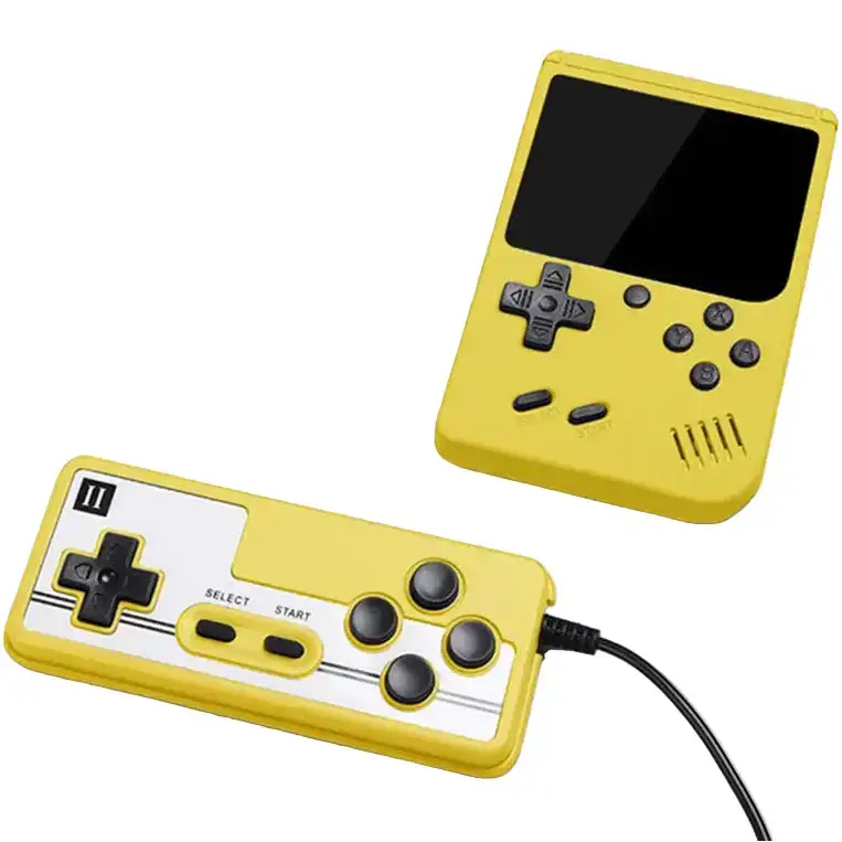 8-Bit Mini Handheld Game Console – 500 Games (5 colours available) by Habicare