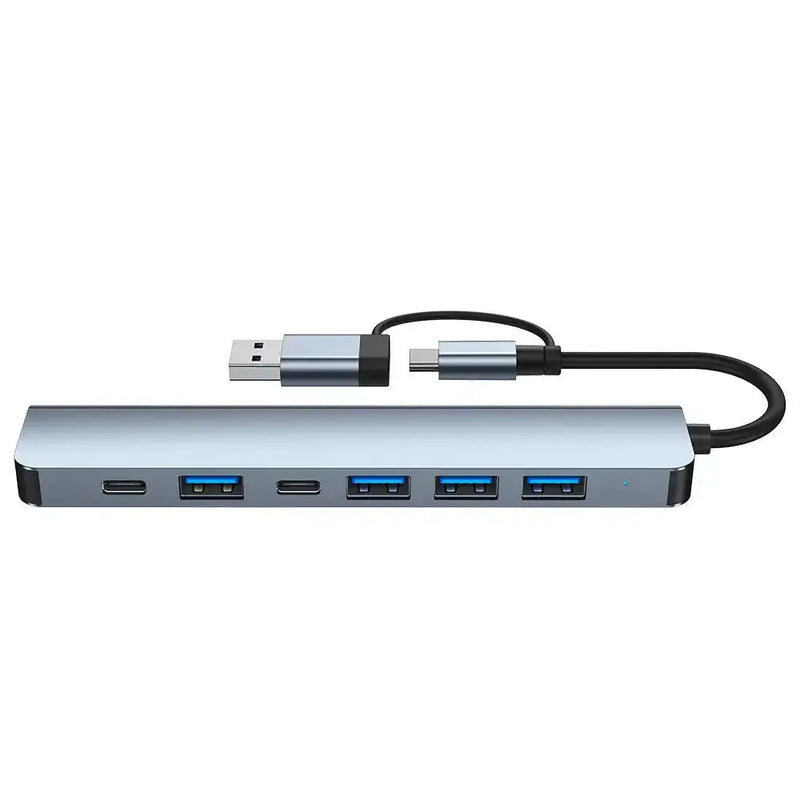 8-in-1 Hub with Card Reader & Audio by Habicare
