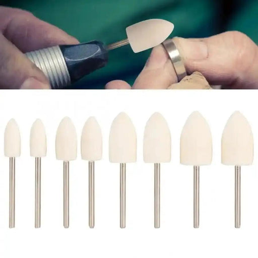 8 Piece Conical Head Polishing Bits by That Watch Shop