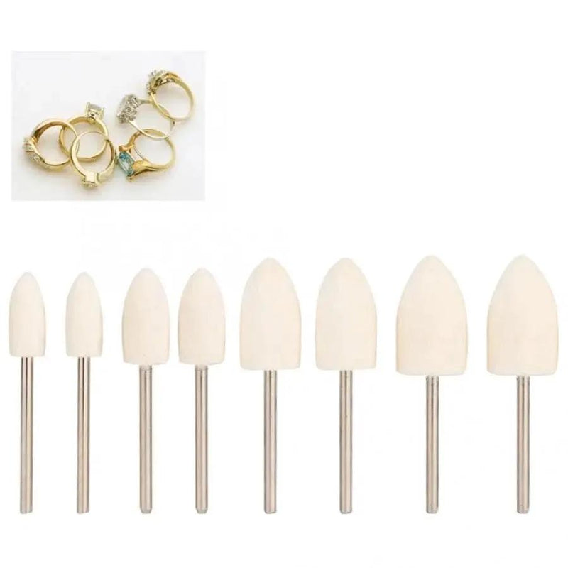 8 Piece Conical Head Polishing Bits by That Watch Shop