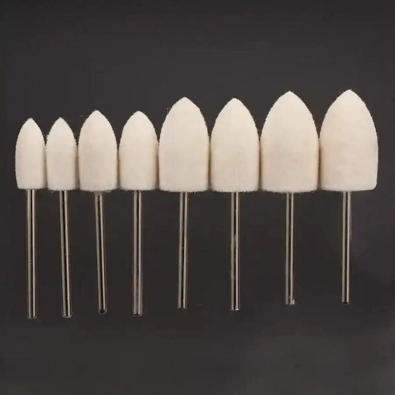 8 Piece Conical Head Polishing Bits by That Watch Shop