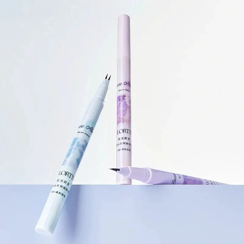 FLORTTE Ink Wash Initial Heart Liquid Dual-Prong Eyebrow Pen by Poppy Gifts