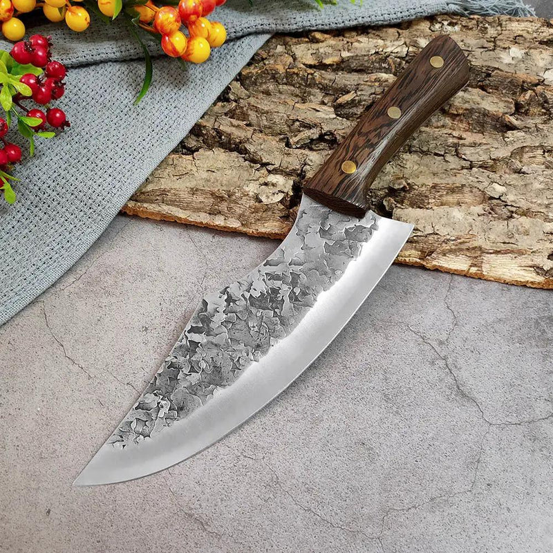 Rusty Manganese Steel Pork Stall Peeling Butcher Knife Multipurpose knife by China Dropship