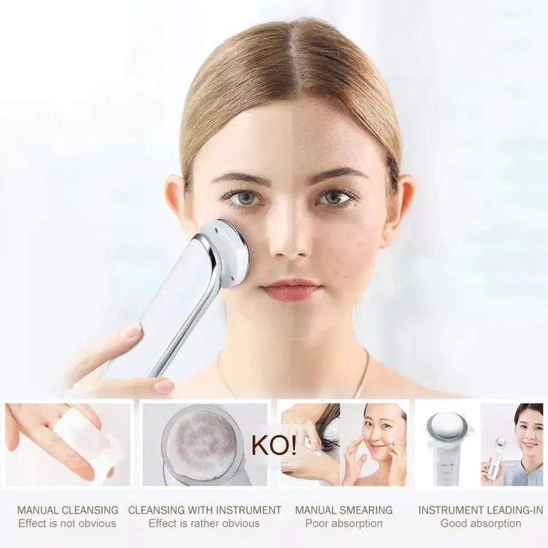 K-SKIN KD9960 Ion Beauty Introduction Instrument Face Cleansing Massager Skin Rejuvenation Thermostat Deep Clean Acne Therapy by JBH AUTO PARTS