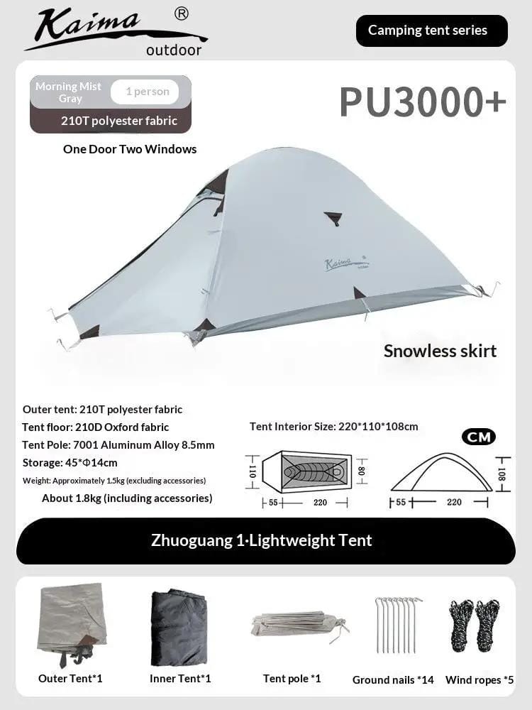 Mead's Supply & Equipment Outfitters limited Tents Ultralight Hiking Tent — 1–2 Person Camping Shelter Ultralight Hiking Tent — 1–2 Person Camping Shelter