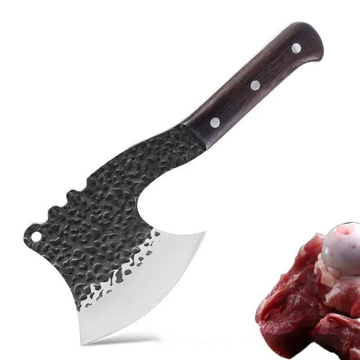 Household Multifunctional Hand-forged Bone Chopping Knife Black Dot Axe 4Cr13 Steel by China Dropship