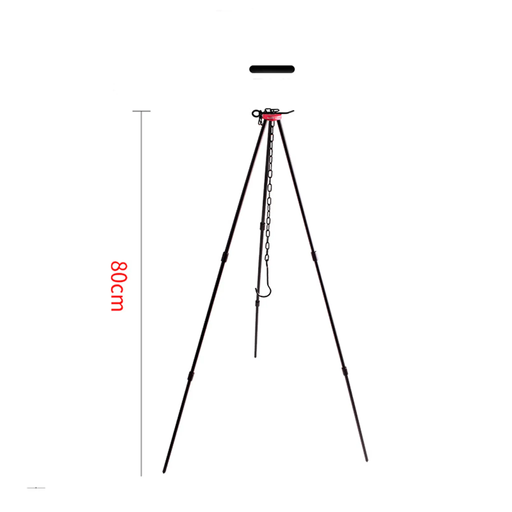 Ecotrek Portable Camping Bonfire Tripod Frame – Adjustable Hanging Chain | Aluminium Alloy HS23711 by ECOTREK