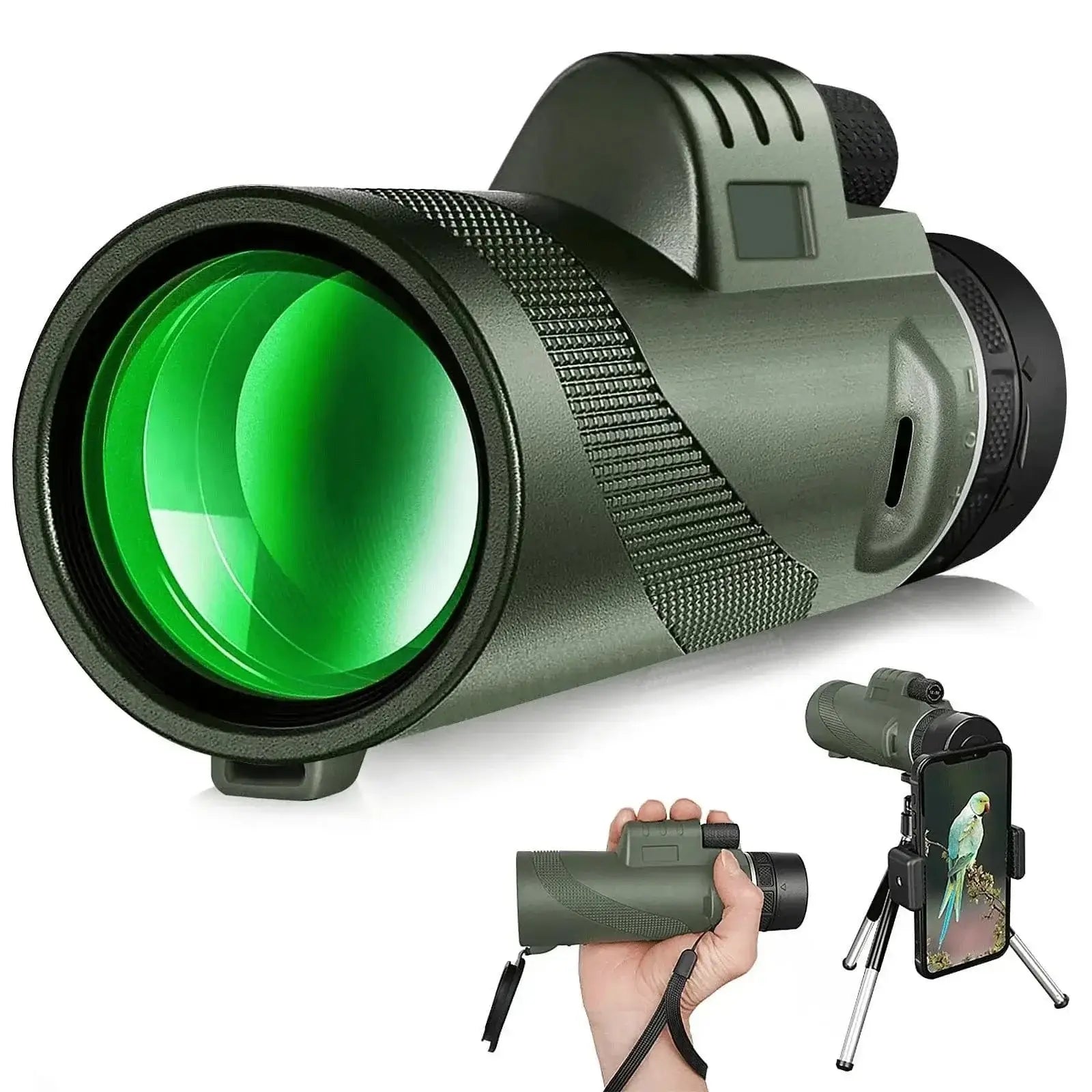 China China 80x100 HD ZOOM Powerful Monocular Telescope Portable Binoculars Long Range Telescope Hunting Camping With Outdoor Camping Travel