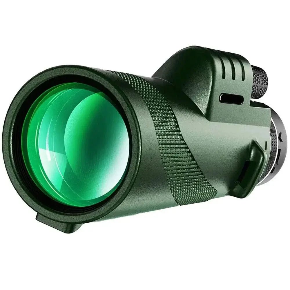 China China GREEN 80x100 HD ZOOM Powerful Monocular Telescope Portable Binoculars Long Range Telescope Hunting Camping With Outdoor Camping Travel