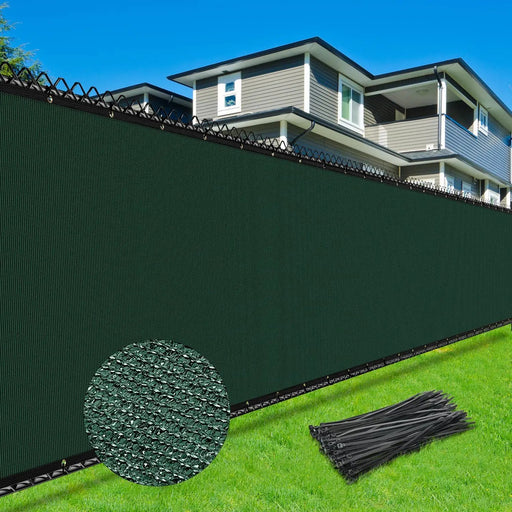 180GSM Privacy Fence Screen Green-1Mx3M by salelink.co.nz