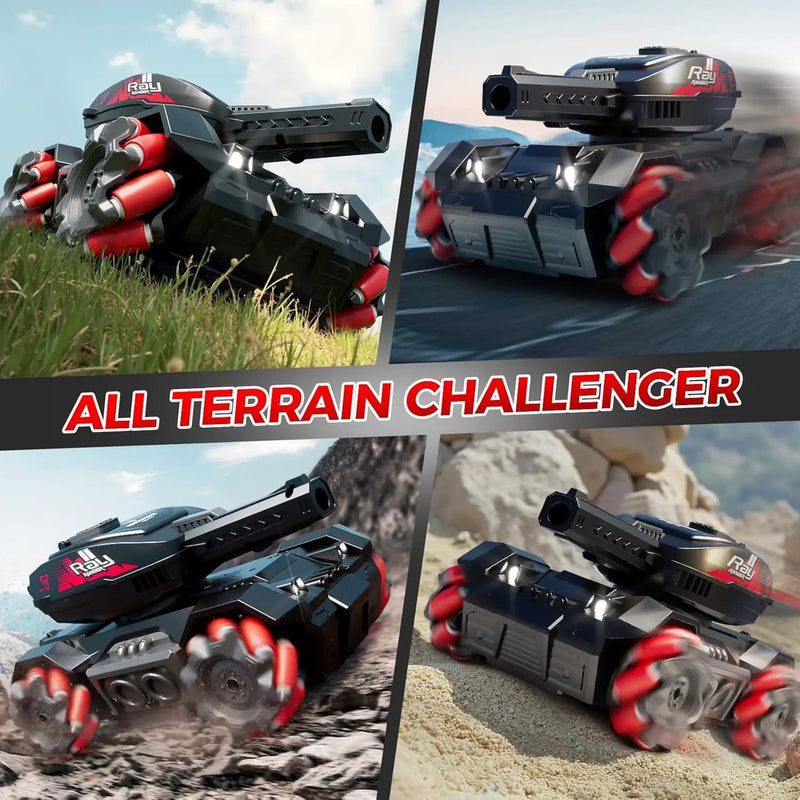 RC Tank Shoots Gesture Sensing Rc Stunt Car Light &amp; Music Water Bullet Ball by dealonline.co.nz
