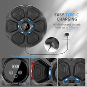 Music Boxing Machine Punching Target by salelink.co.nz