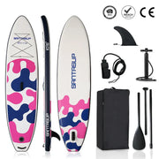 Inflatable SUP Paddle Board for Beginners (Surfing) by Action Outdoors Limited