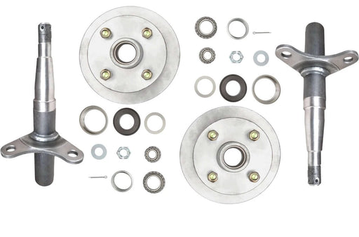 Hub and Stub Kits 1500kg Disc/B 4x4 1/4x7/16 showing components like axles and bearings.