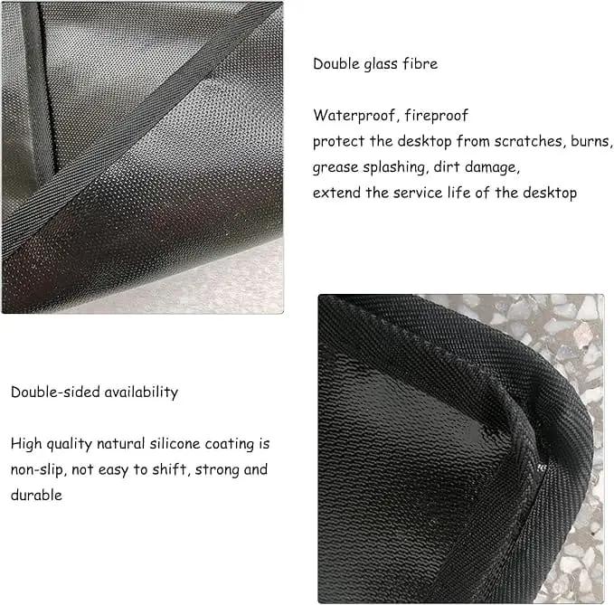 ECOTREK BBQ & Outdoor Cooking Ecotrek BBQ Grill Mat - Fireproof Deck & Patio Protector, Double-Sided Waterproof Oil-Proof HC12101 Ecotrek BBQ Grill Mat - Fireproof Deck & Patio Protector, Double-Sided Waterproof Oil-Proof HC12101