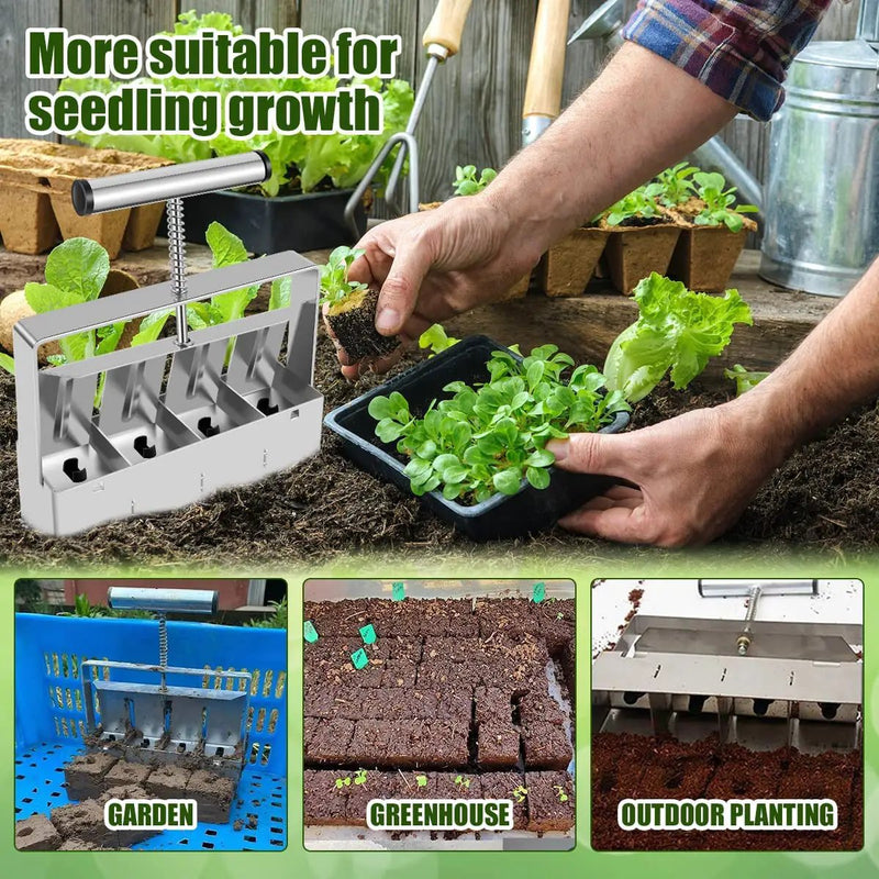Manual Soil Blocker by salelink.co.nz