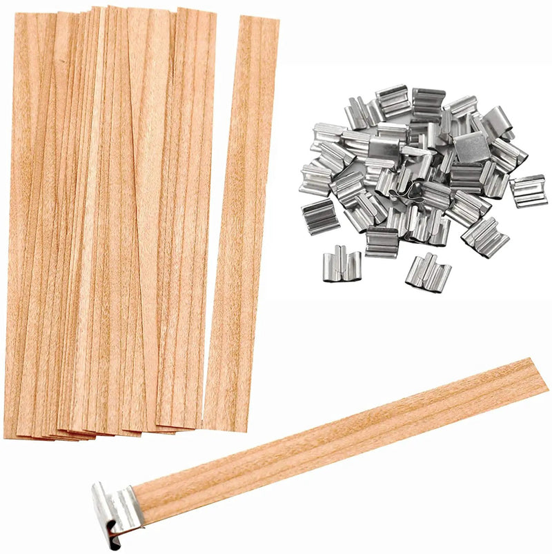 20x Wooden Candle Wicks by salelink.co.nz