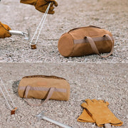 ECOTREK Canvas Tent Stake Bag – Portable Camping Peg & Hammer Storage Bag AYH11101 by ECOTREK