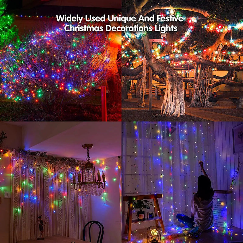 4M Outdoor Fairy String Lights Decorations Hanging Lights by salelink.co.nz