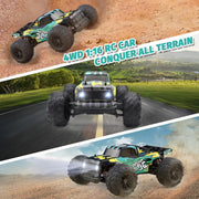 36km/H All Terrains 4WD Electric High Speed RC Truck Off-Road 1:16 Best Toy Gift by dealonline.co.nz