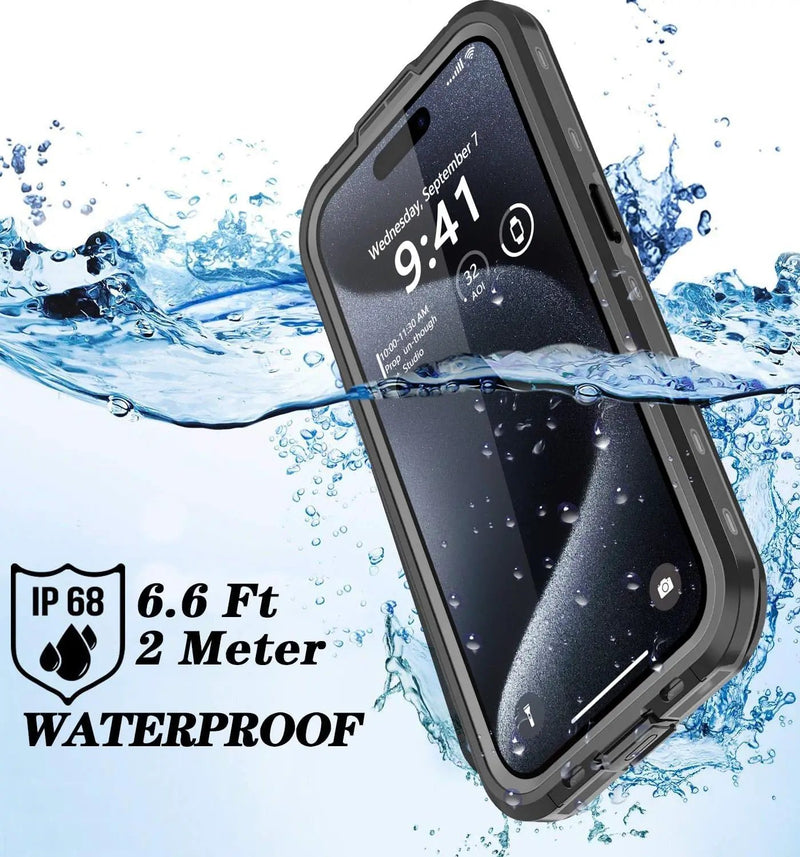 iPhone 15 Pro Case Waterproof by salelink.co.nz