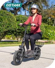 Kiwi eRide Kiwi eRide Gotrax Flex electric scooter With Seat Commuter E-Scooter Gotrax Flex electric scooter With Seat Commuter E-Scooter