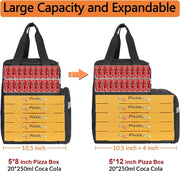 Food Delivery Backpack, Expandable Insulated Hot Pizza Bags by salelink.co.nz