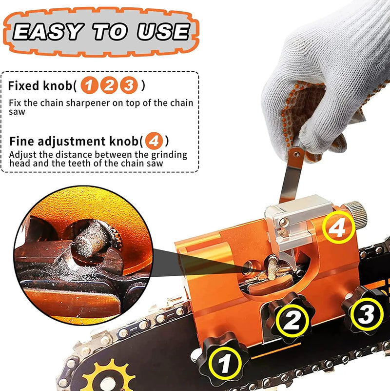 Chainsaw Sharpener Jigs Sharpening Tool by salelink.co.nz