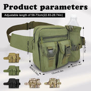 Ecotrek Waterproof Waist Bag with Removable Bottle Pouch - Multi-Pocket Outdoor Sports BL7013 by ECOTREK