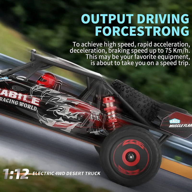 dealonline.co.nz Deal Online NZ 75km/h Brushless Motor and Metal Chassis 4WD Off Road High Speed Racing Car 75km/h Brushless Motor and Metal Chassis 4WD Off Road High Speed Racing Car