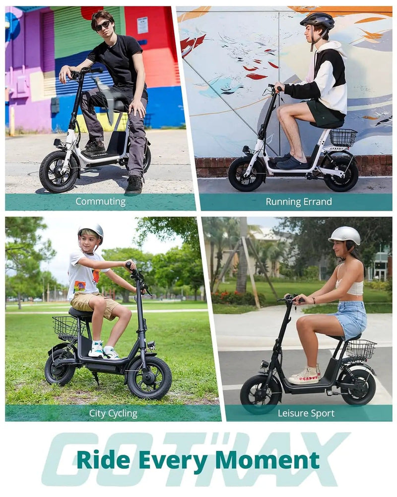 Kiwi eRide Kiwi eRide Gotrax A5 Electric Scooter With Seat Gotrax A5 Electric Scooter With Seat