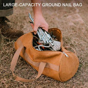 ECOTREK Canvas Tent Stake Bag – Portable Camping Peg & Hammer Storage Bag AYH11101 by ECOTREK