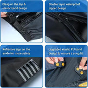Waterproof Shoe Covers – Rain Boot Protectors with Reflective Strip for Men & Women YR15639 by ECOTREK