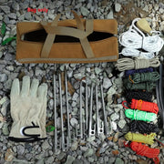 Ecotrek Large Tent Stake & Tool Bag – Canvas Camping Pegs Bag with Zipper HL51606 by ECOTREK