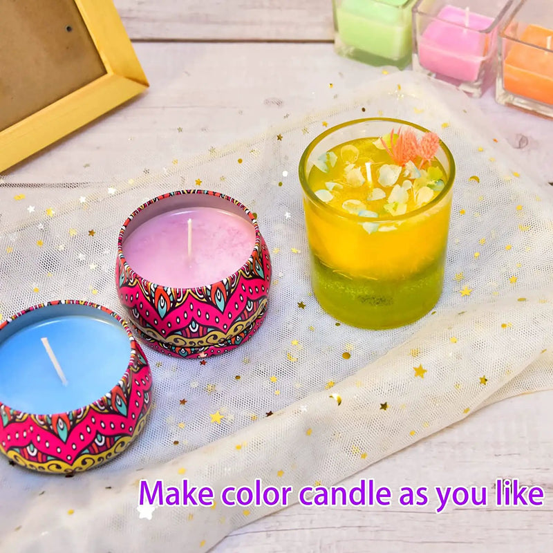 24 Colors Wax Melt Dye for Candle Making by salelink.co.nz