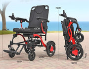 Kiwi Grab Kiwi Grab Ultra Light Folding Electric Wheelchair MK9005 Red Ultra Light Folding Electric Wheelchair MK9005 Red