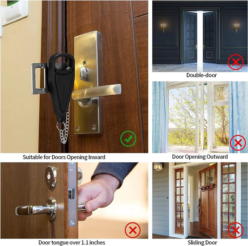 Portable Door Lock by salelink.co.nz