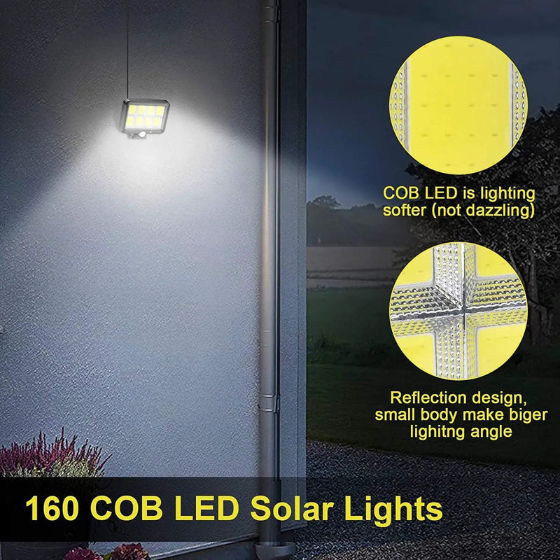 Solar Light Motion Sensor Security Led Flood Light Outdoor Garden Light by salelink.co.nz